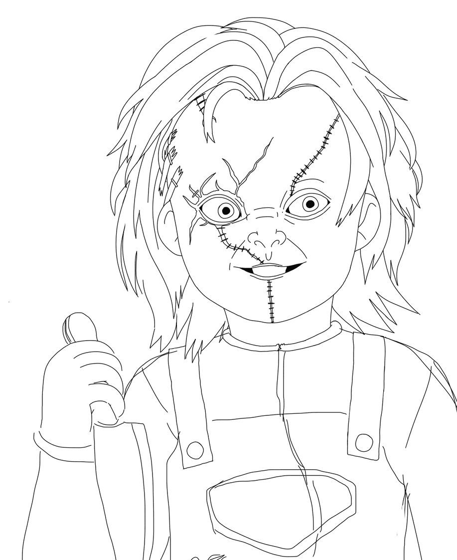 Desenhos de Chucky para colorir e Imprimir - Pintar Grátis Online